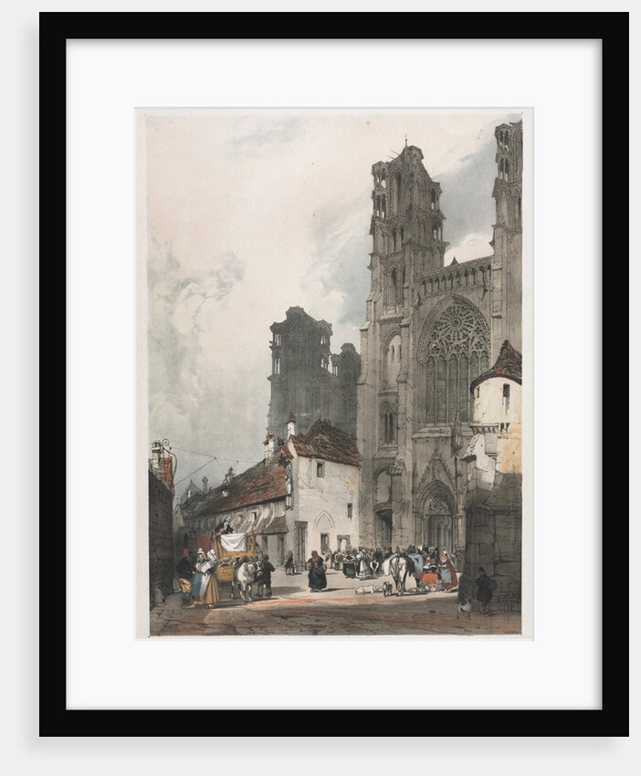 Picturesque Architecture in Paris, Ghent, Antwerp, Rouen: Laon, France, 1839 by Thomas Shotter Boys
