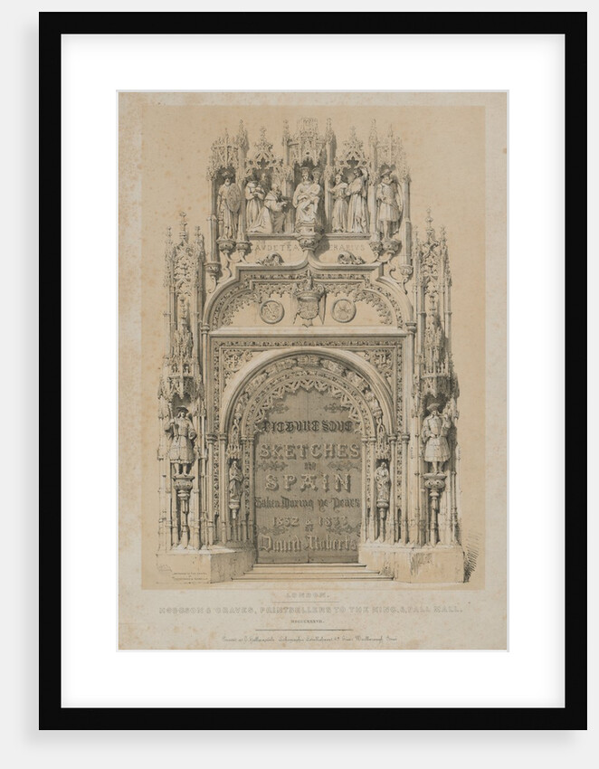 Picturesque Sketches in Spain: Title Page, 1837 by Thomas Allom