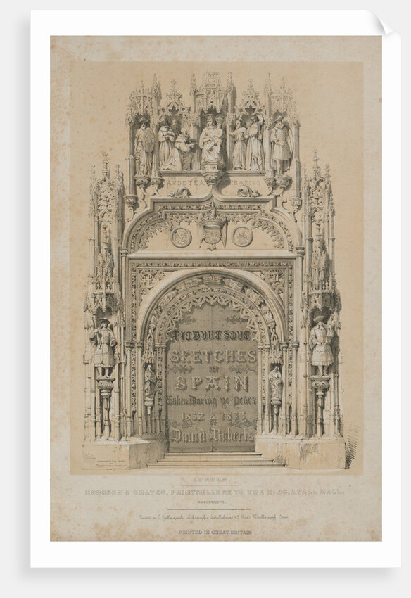 Picturesque Sketches in Spain: Title Page, 1837 by Thomas Allom