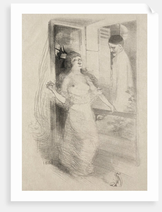 Pierrot by Adolphe Léon Willett