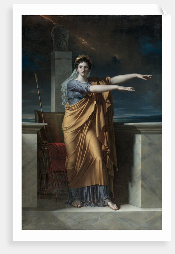 Polyhymnia, Muse of Eloquence; Erato, Muse of Lyrical Poetry; Apollo, God of Light…, 1800 by Charles Meynier