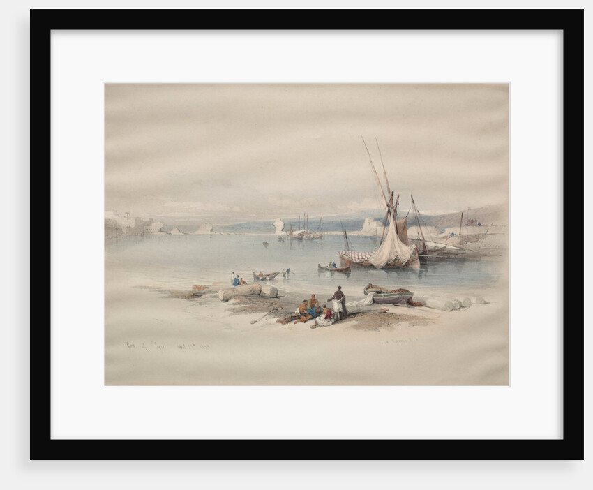 Port of Tyre, 1839 by David Roberts
