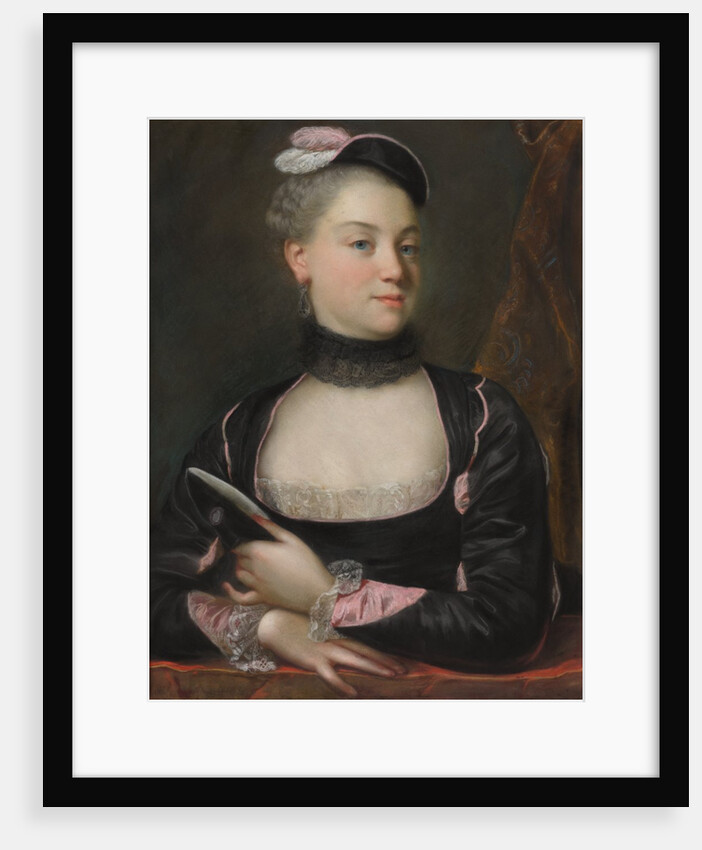 Portrait of a French Actress, c. 1746 by Jacques-Charles Allais (attributed to)