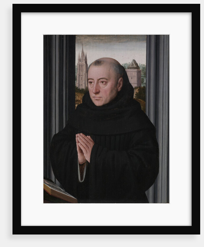 Portrait of a Monk, early 1500s by Gerard David (circle of)