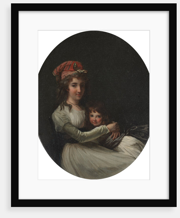 Portrait of a Mother and Daughter, c. 1794-95 by Henri-Pierre Danloux (attributed to)
