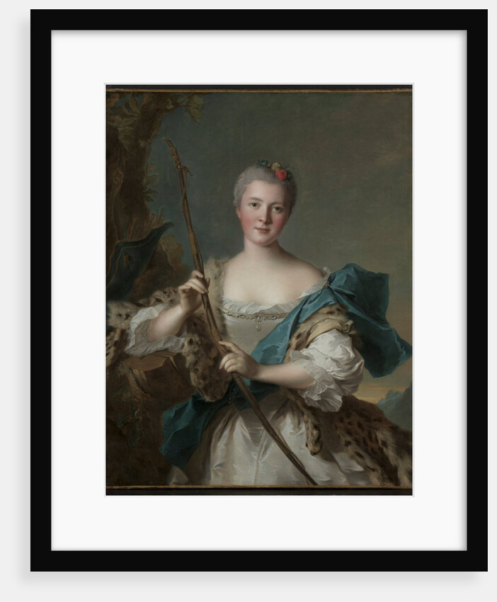 Portrait of a Woman as Diana, 1752 by Jean-Marc Nattier