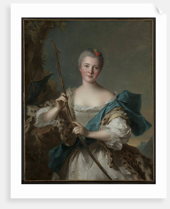 Portrait of a Woman as Diana, 1752 by Jean-Marc Nattier