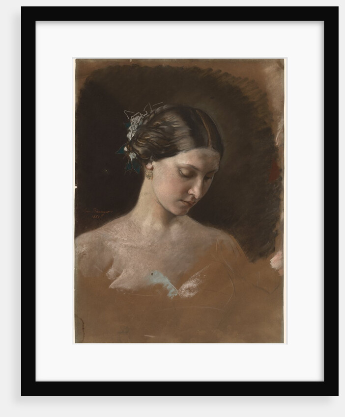 Portrait of a Woman, c. 1889-1899 by Jean-Baptiste-Antoine-Emile Béranger