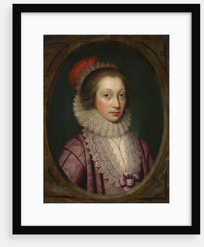 Portrait of a Woman, possibly Elizabeth Boothby, 1619 by Cornelis Jonson