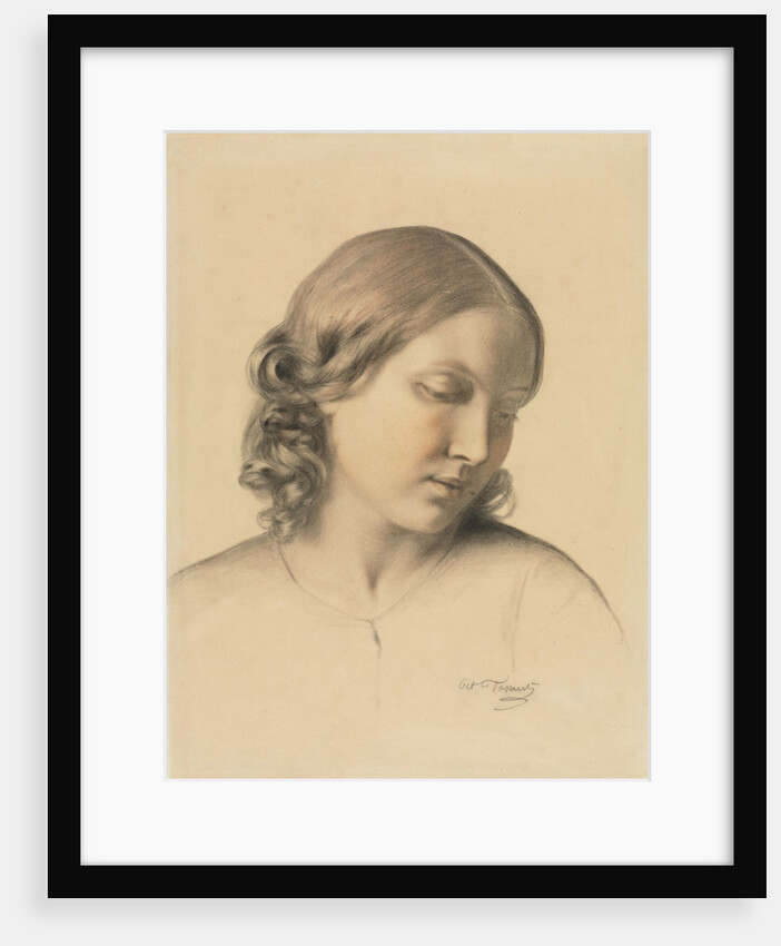 Portrait of a Young Woman, c. 1854-1858 by Octave Tassaert