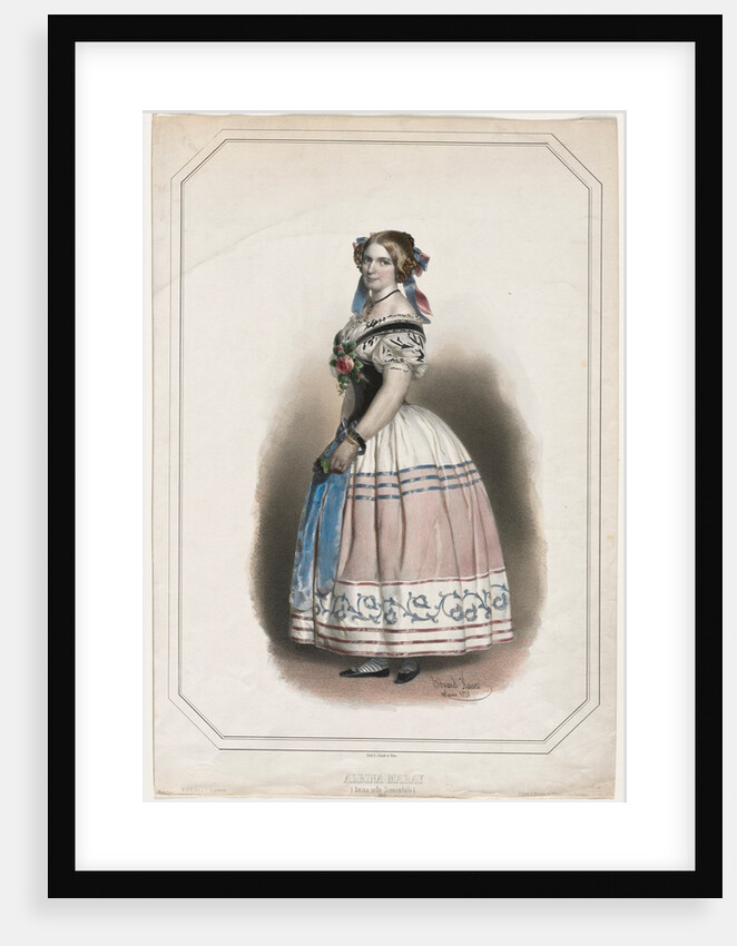 Portrait of Albina Maray, 1851 by Eduard Kaiser