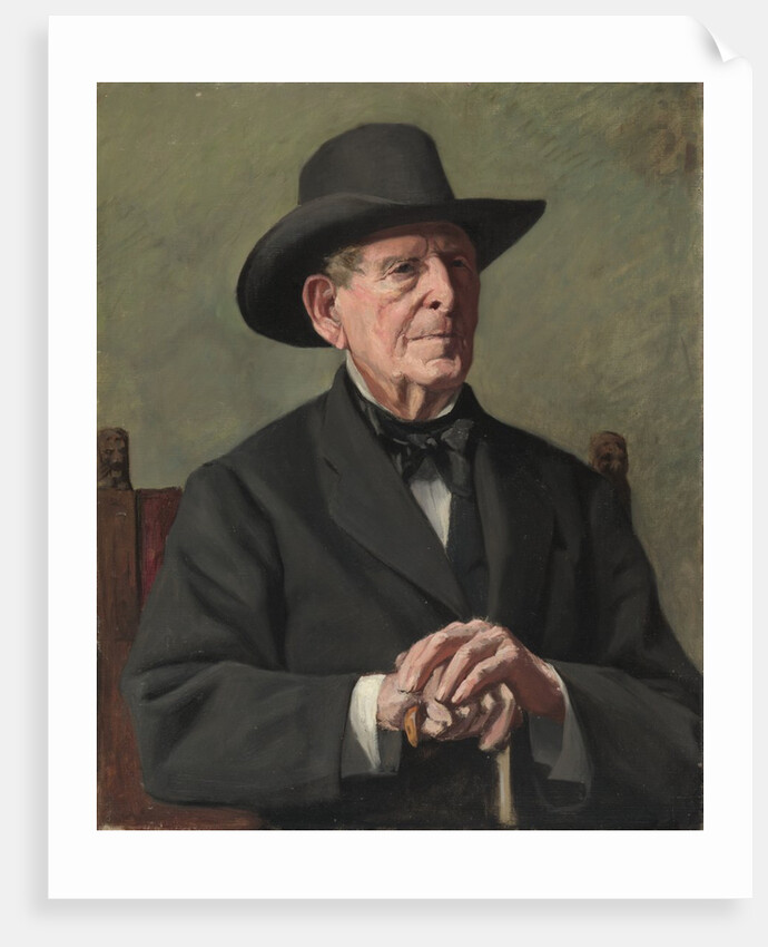 Portrait of an 'Old Sea Captain', 19th century by Samuel Isham