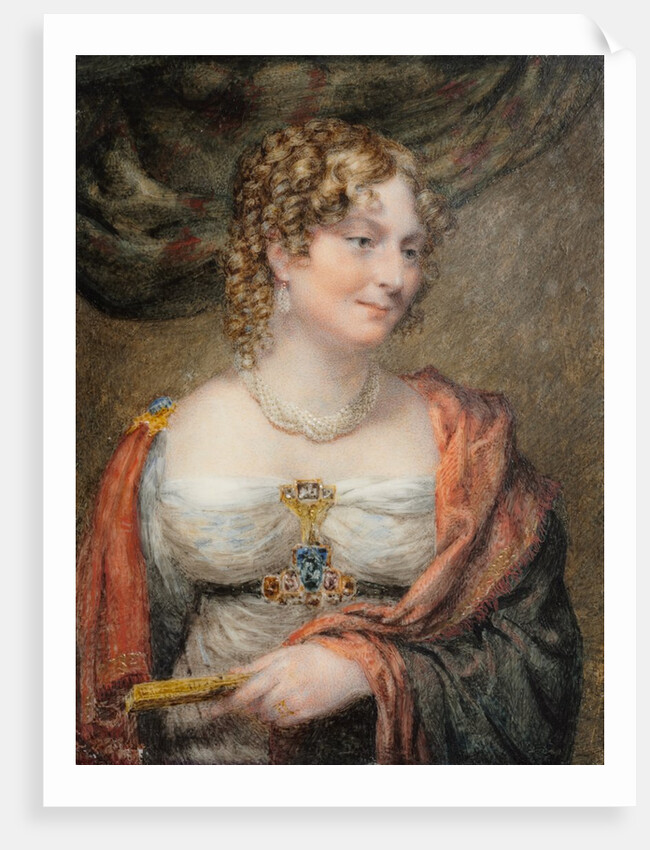 Portrait of Anne Law, 1st Lady Ellenborough, c. 1821 by John Linnell