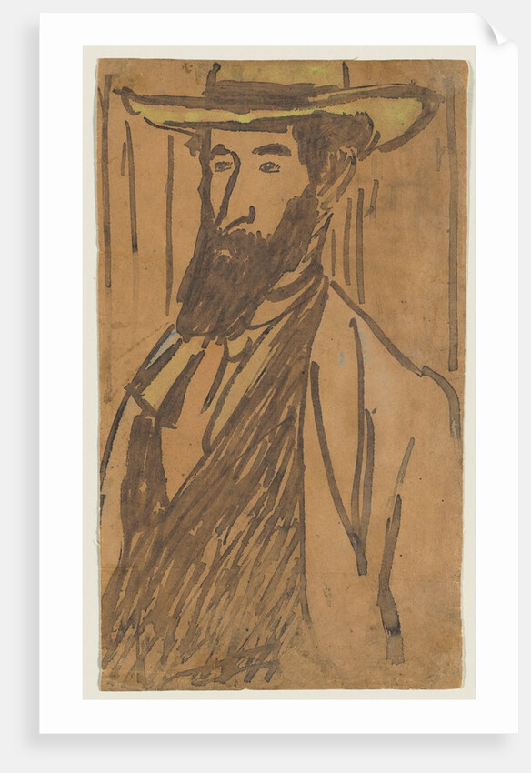 Portrait of Aristride Maillol, c. 1890 by József Rippl-Ronai