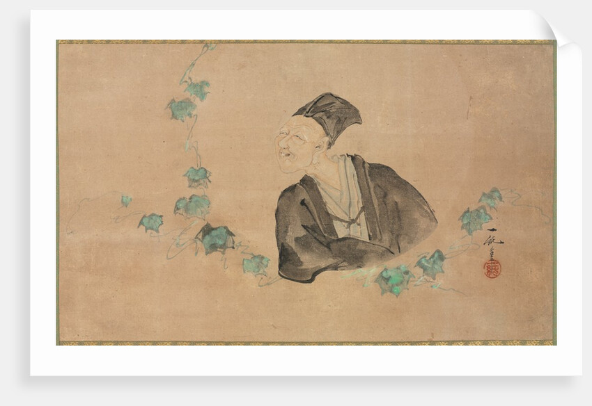 Portrait of Basho, 1700s by Ichijun