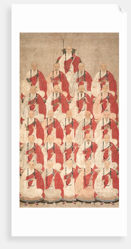 Portrait of Buddhist Monks of Obaku Sect, 1600s by Unknown