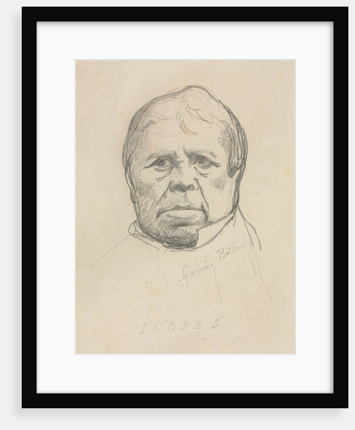 Portrait of Ingres by Albert-Ernest Carrier-Belleuse