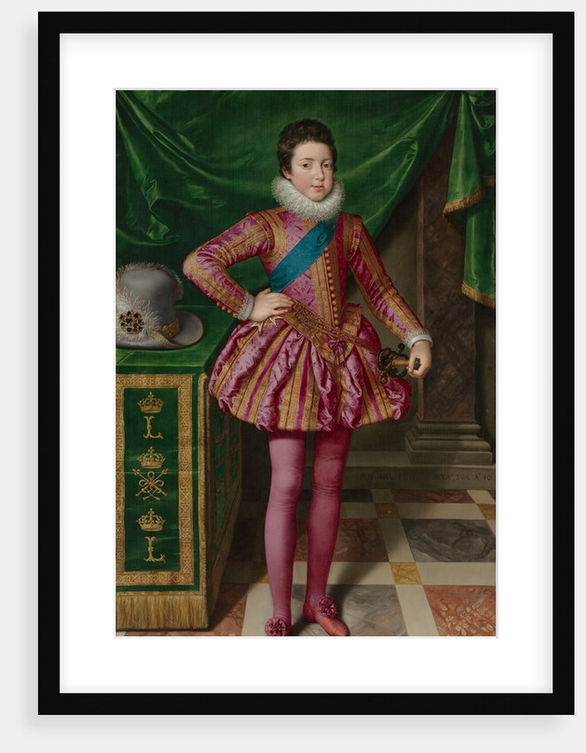 Portrait of King Louis XIII of France, 1611 by Frans Pourbus