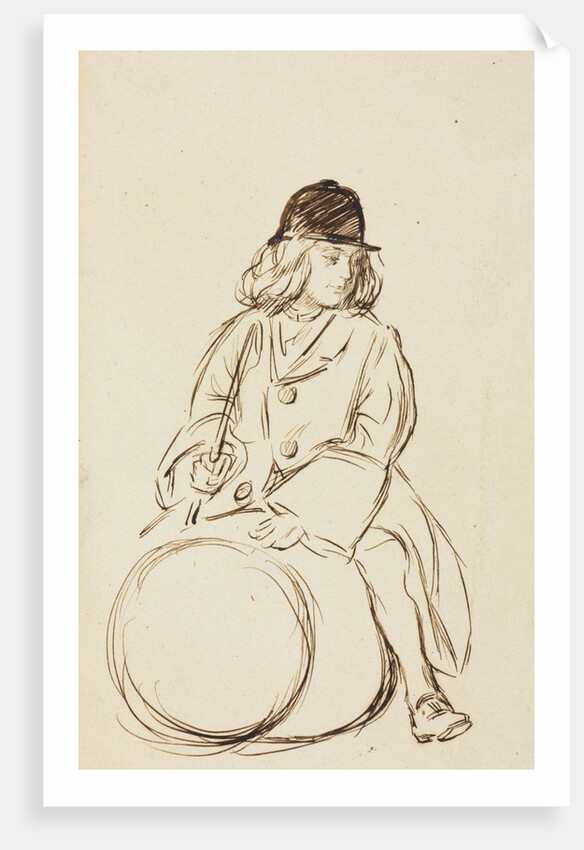 Portrait of Little Corbauld by Charles Samuel Keene