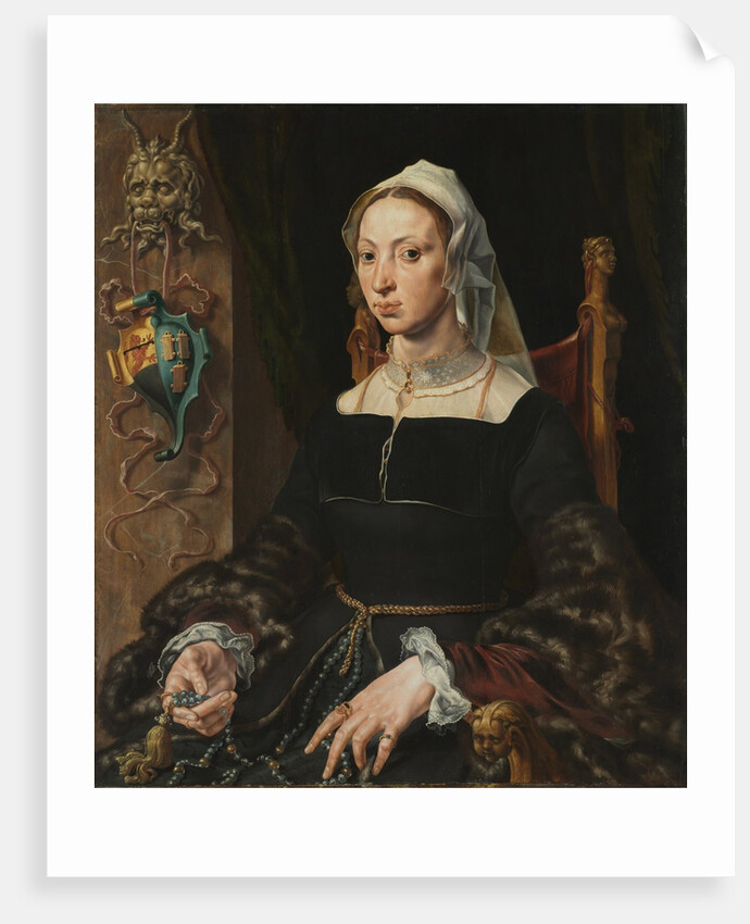 Portrait of Machtelt Suijs, c. 1540-1545 by Maerten van Heemskerck