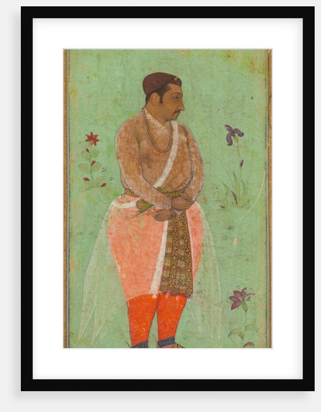 Portrait of Suraj Singh Rathor, Raja of Marwar and Maternal Uncle of Shah Jahan…, c. 1600 by Bishandas (attributed to)