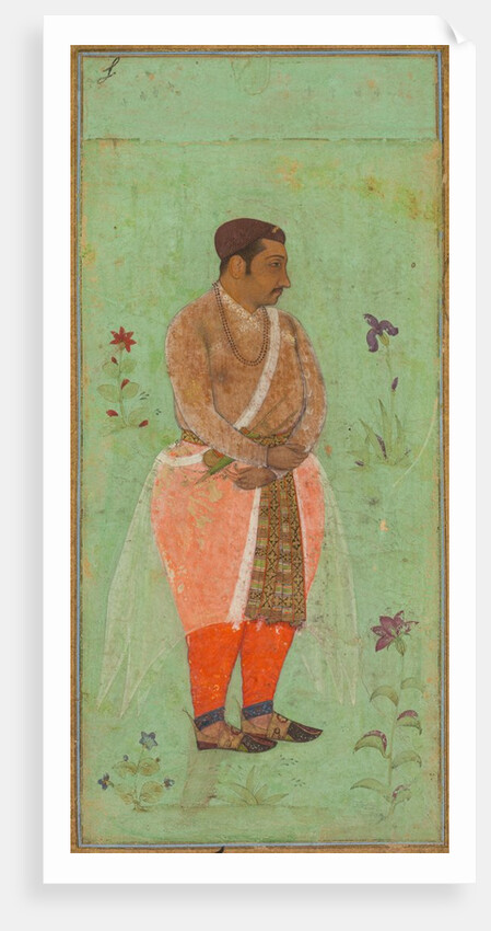 Portrait of Suraj Singh Rathor, Raja of Marwar and Maternal Uncle of Shah Jahan…, c. 1600 by Bishandas (attributed to)