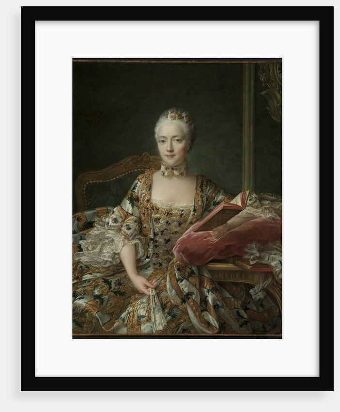 Portrait of the Marquise dAguirandes, 1759 by François Hubert Drouais