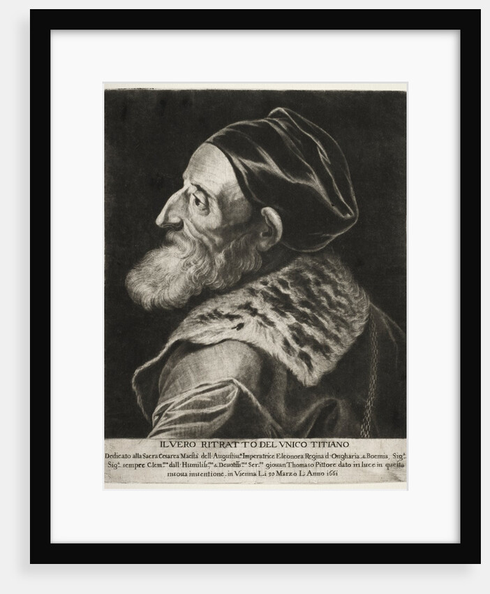Portrait of Titian, 1661 by Jan Thomas
