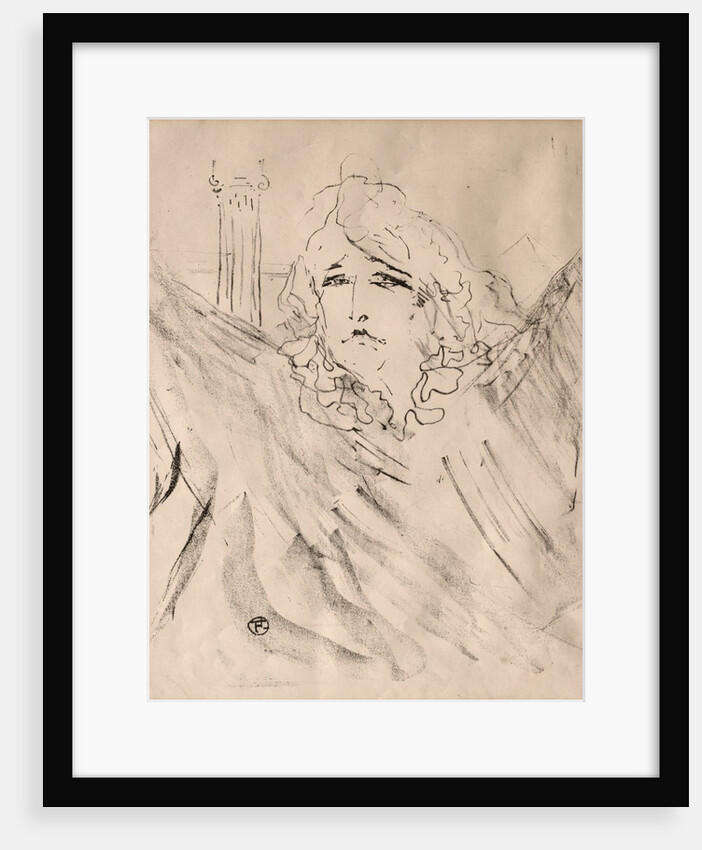 Portraits of Actors and Actresses: Thirteen Lithographs: Sarah Bernhardt, 1898 by Henri de Toulouse-Lautrec