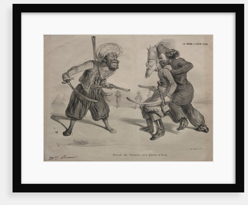 Positions of Power on the Question of the Orient, 1839 by Benjamin