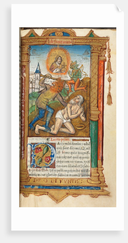 Printed Book of Hours: fol, 78r, Job, 1510 by Guillaume Le Rouge