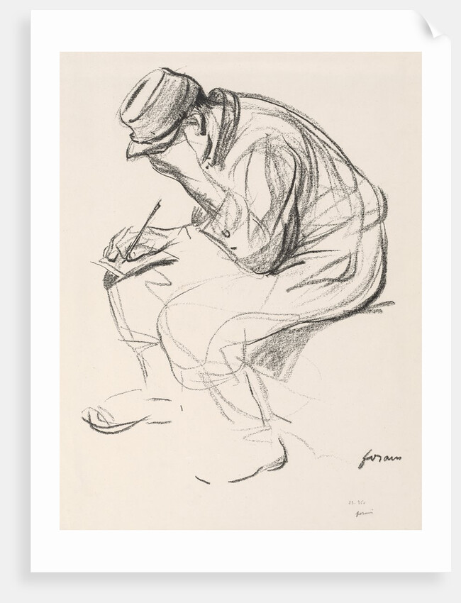 Prisoner of War Writing a Letter by Jean Louis Forain