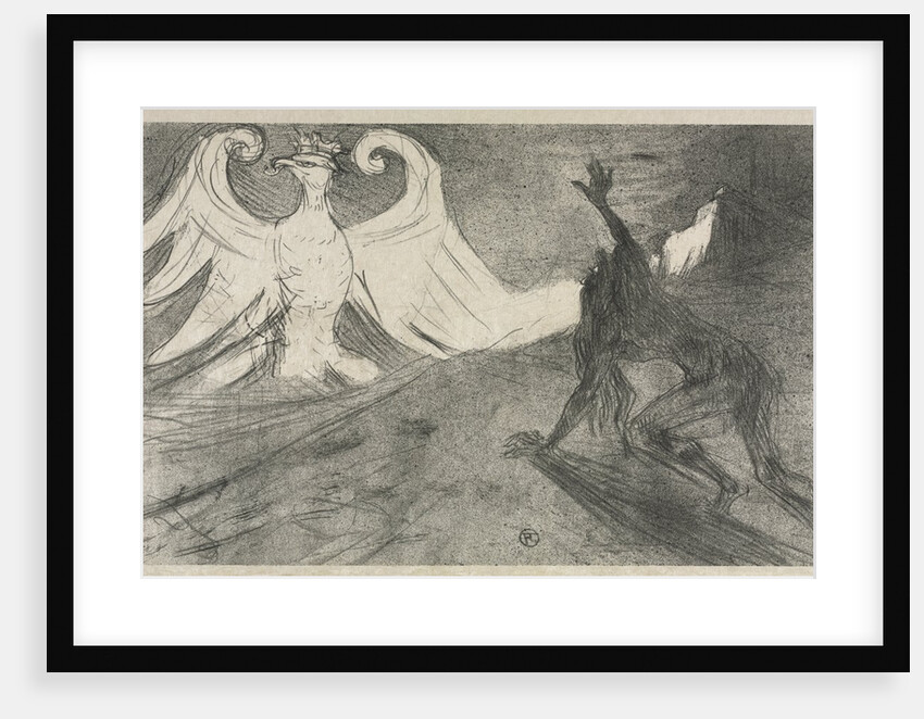 Project for Frontispiece to: Au pied du Sinaï, 1898 by Henri de Toulouse-Lautrec