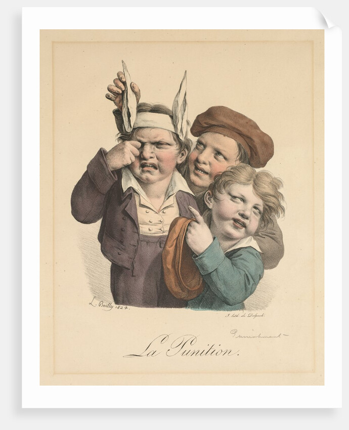 Punishment, 1821 by Louis Léopold Boilly
