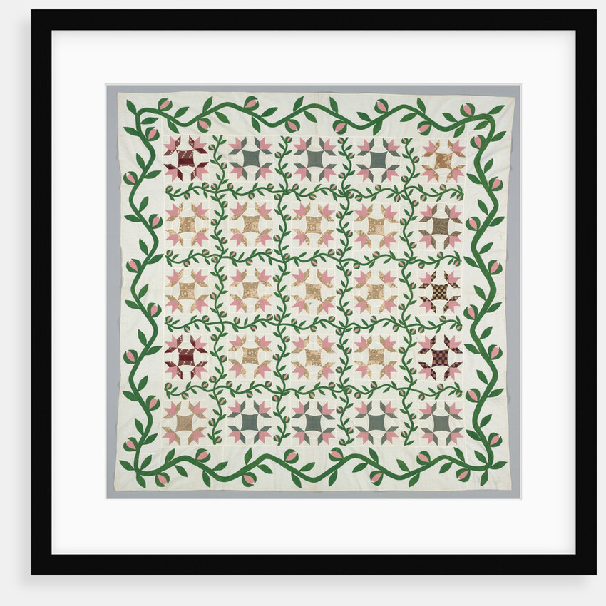 Quilt Cover, c. 1857 by Unknown
