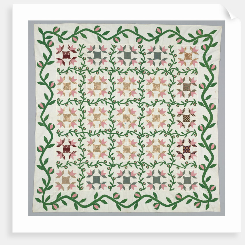 Quilt Cover, c. 1857 by Unknown