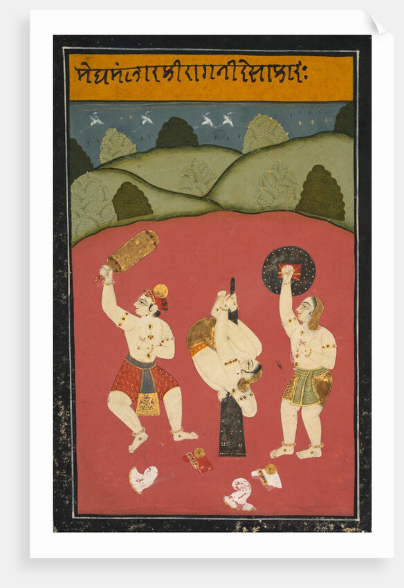 Ragini Desakh of Meghamalhar, c. 1770-1790 by Unknown