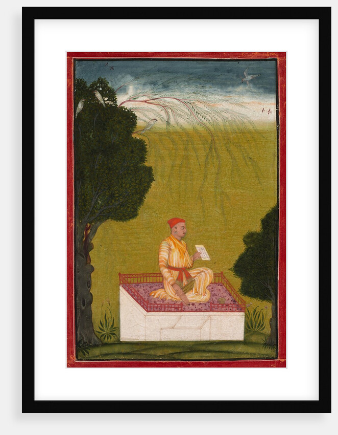 Raja Dalip Singh of Guler on a Dais, c. 1720 by Unknown