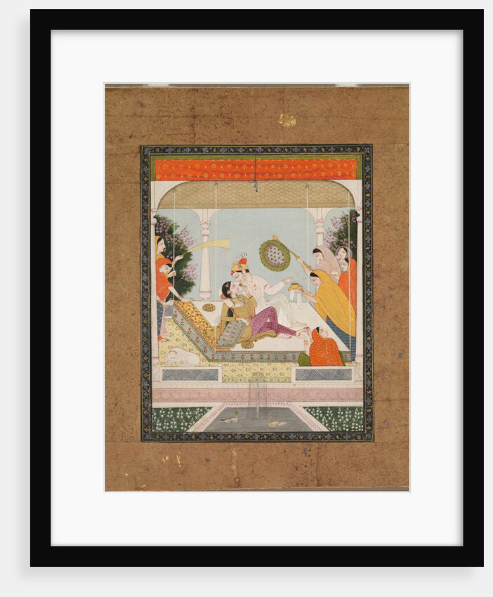 Raja with his Beloved, c. 1790 - 1800 by Unknown