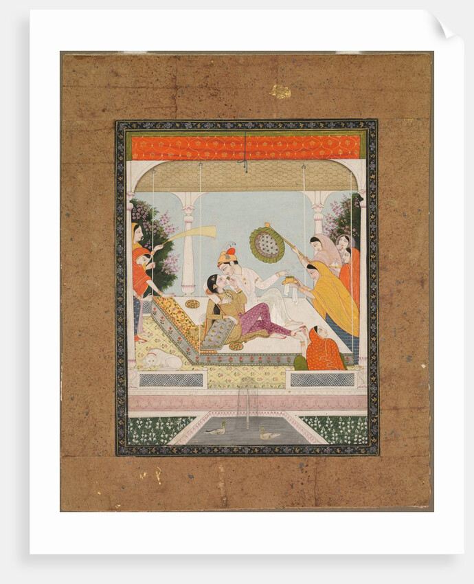Raja with his Beloved, c. 1790 - 1800 by Unknown