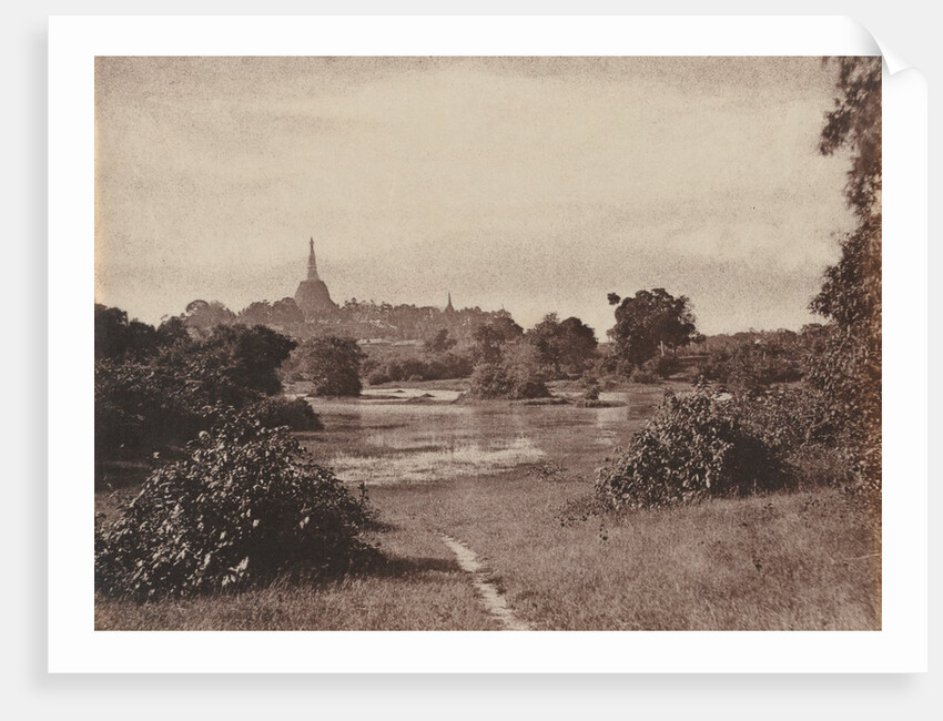 Rangoon. View Near the Lake, 1855 by Captain Linnaeus Tripe