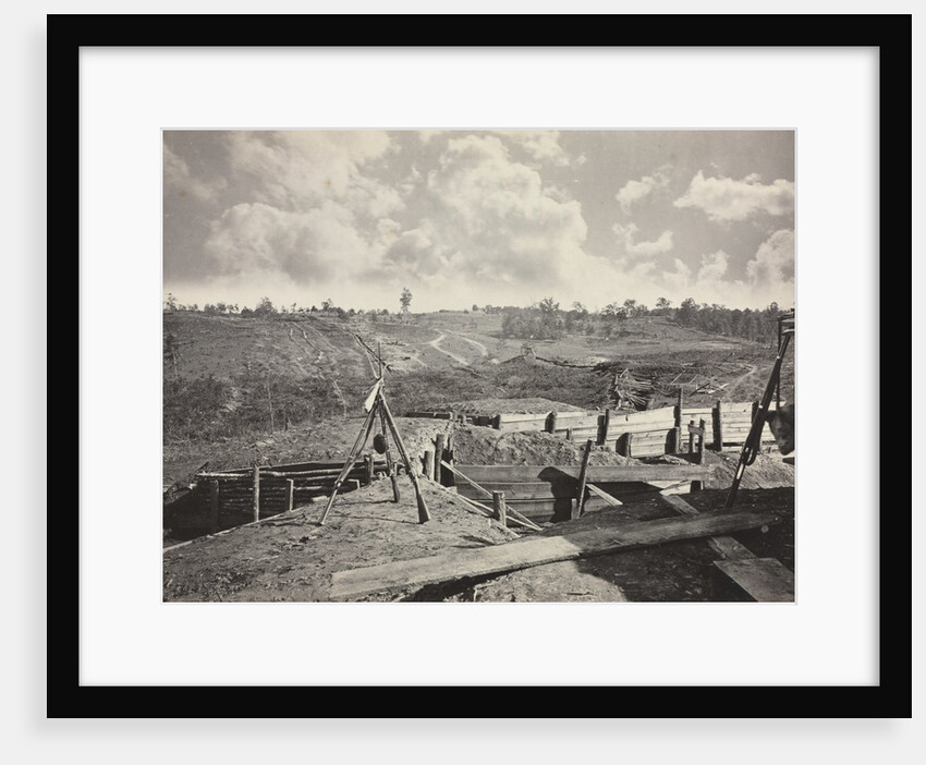 Rebel Works in front of Atlanta, Georgia, No. 5, 1865-1866 by George N. Barnard