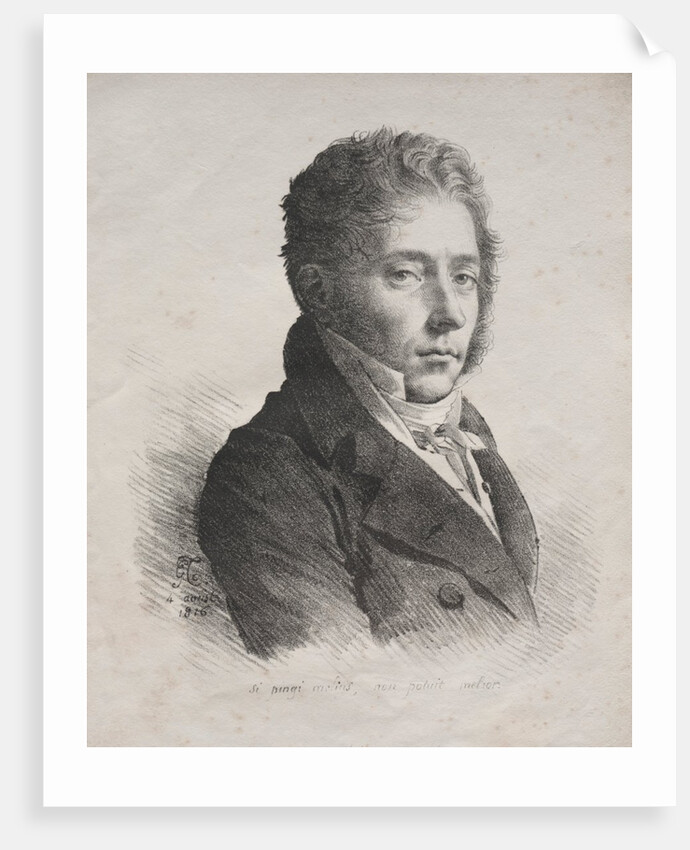 Receuil dessais lithographiques: Portrait of M. Coupin de La Couperie, 1816 by Anne-Louis Girodet de Roucy-Trioson