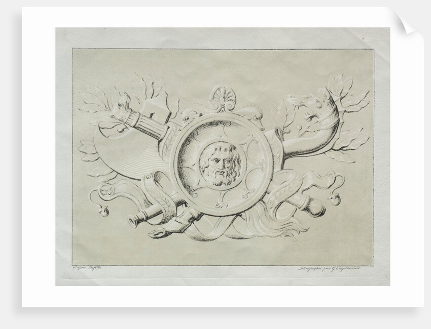 Receuil dessais lithographiques: Un trophee, c. 1816 by Godefroy Engelmann