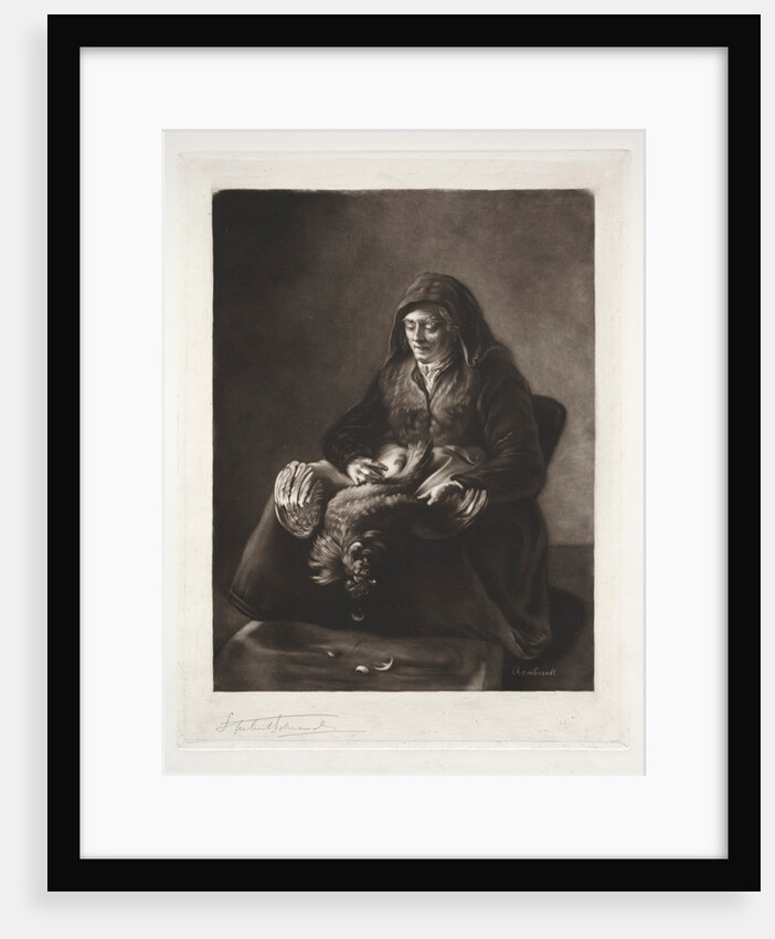 Rembrandt's Mother, 19th-20th century by Samuel Arlent-Edwards