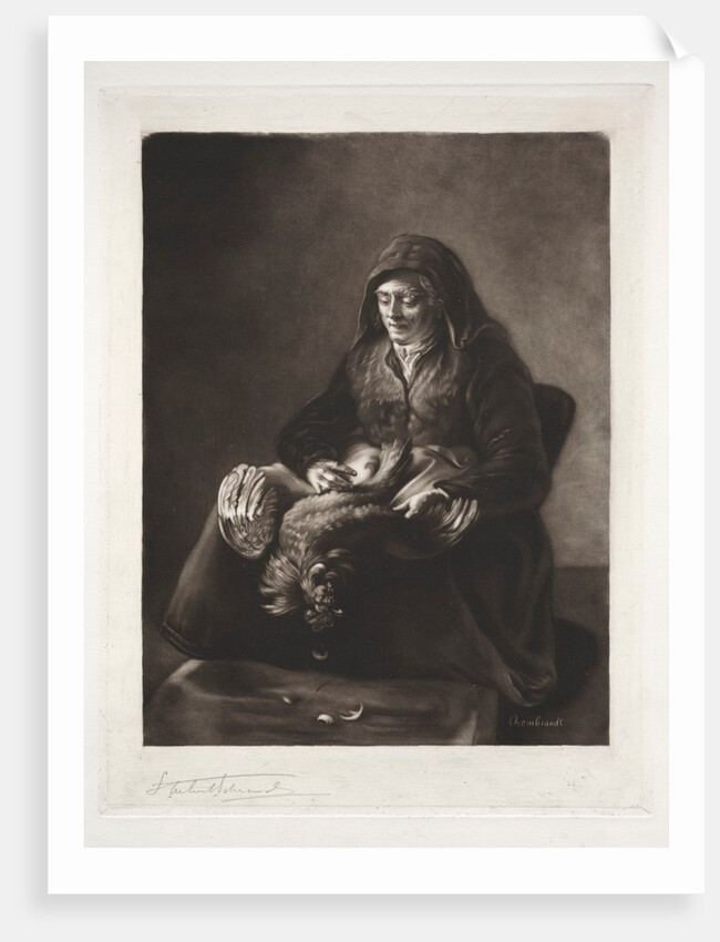 Rembrandt's Mother, 19th-20th century by Samuel Arlent-Edwards