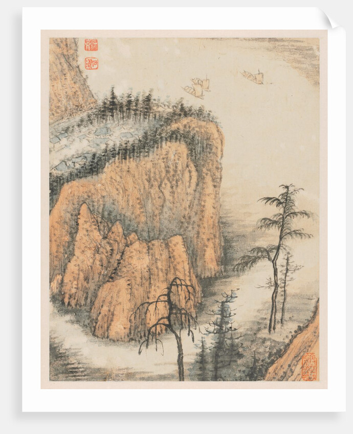 Reminiscences of Qinhuai River, 1642-1707 by Shitao