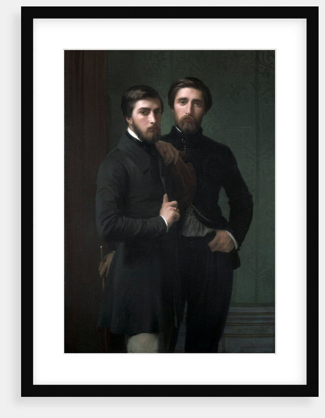 René-Charles Dassy and His Brother Jean-Baptiste-Claude-Amédé Dassy, 1850 by Hippolyte Jean Flandrin