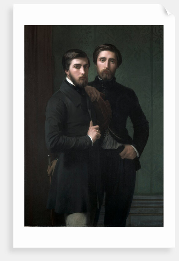 René-Charles Dassy and His Brother Jean-Baptiste-Claude-Amédé Dassy, 1850 by Hippolyte Jean Flandrin