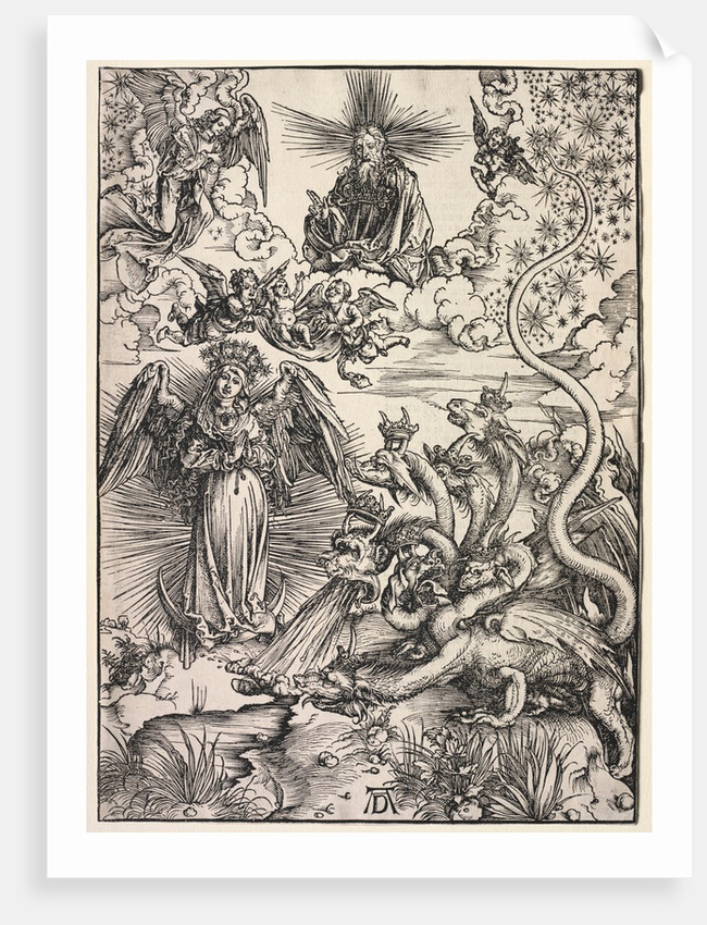 Revelation of St. John: The Woman Clothed with the Sun, 1511 by Albrecht Dürer